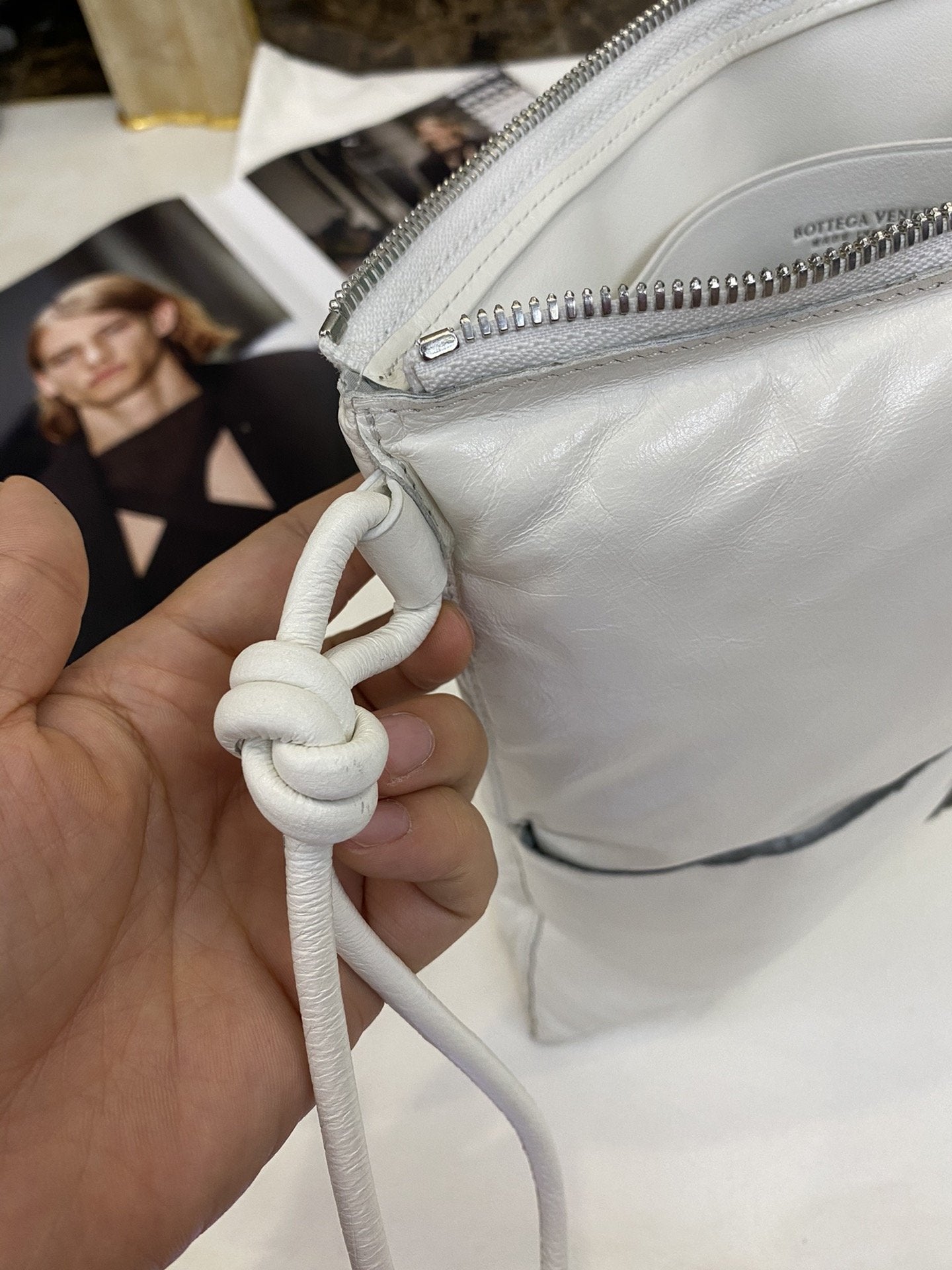 Bottega Veneta Clutch White, For Women, Bags 11in/28cm