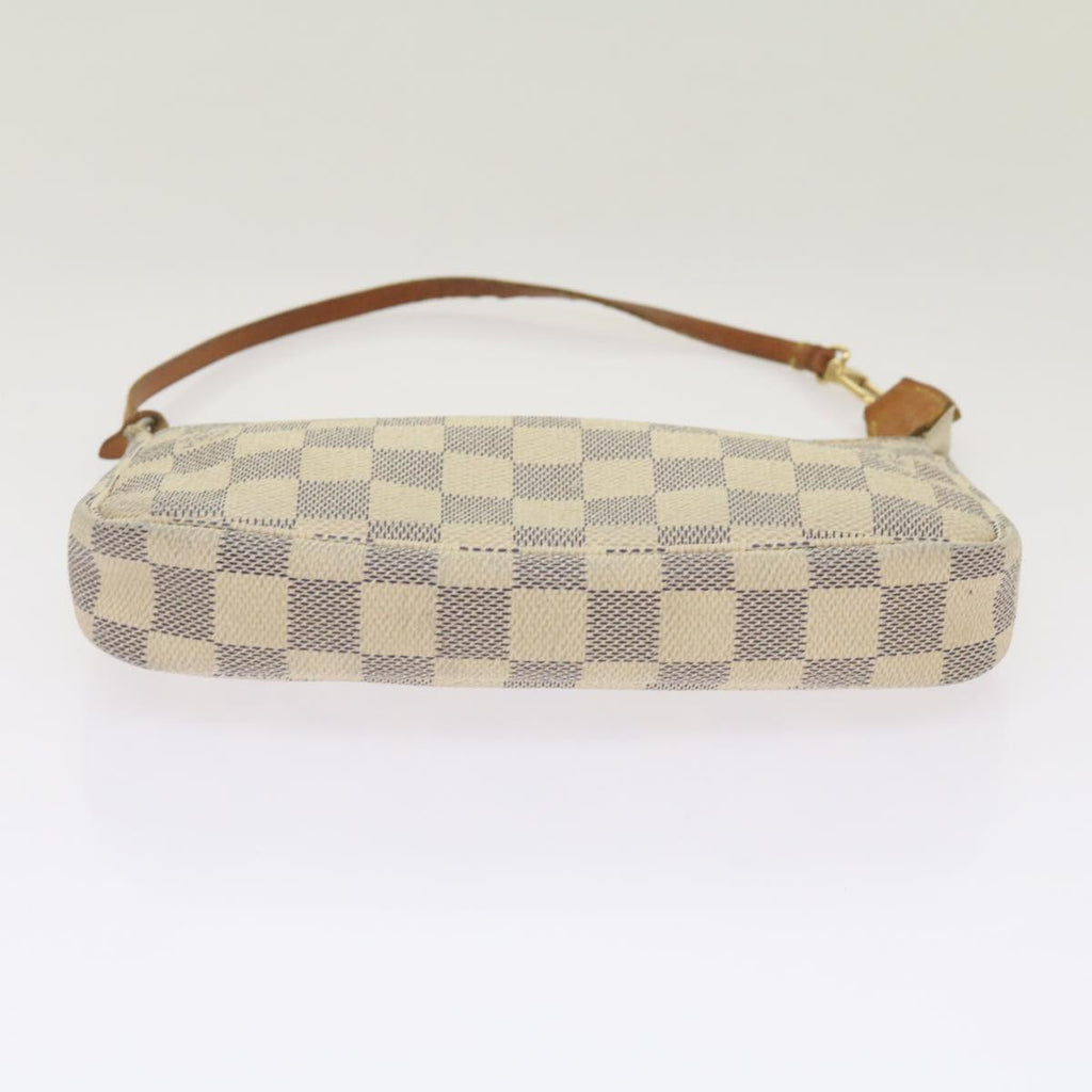 Louis Vuitton Pochette Accessoire  Canvas Clutch Bag