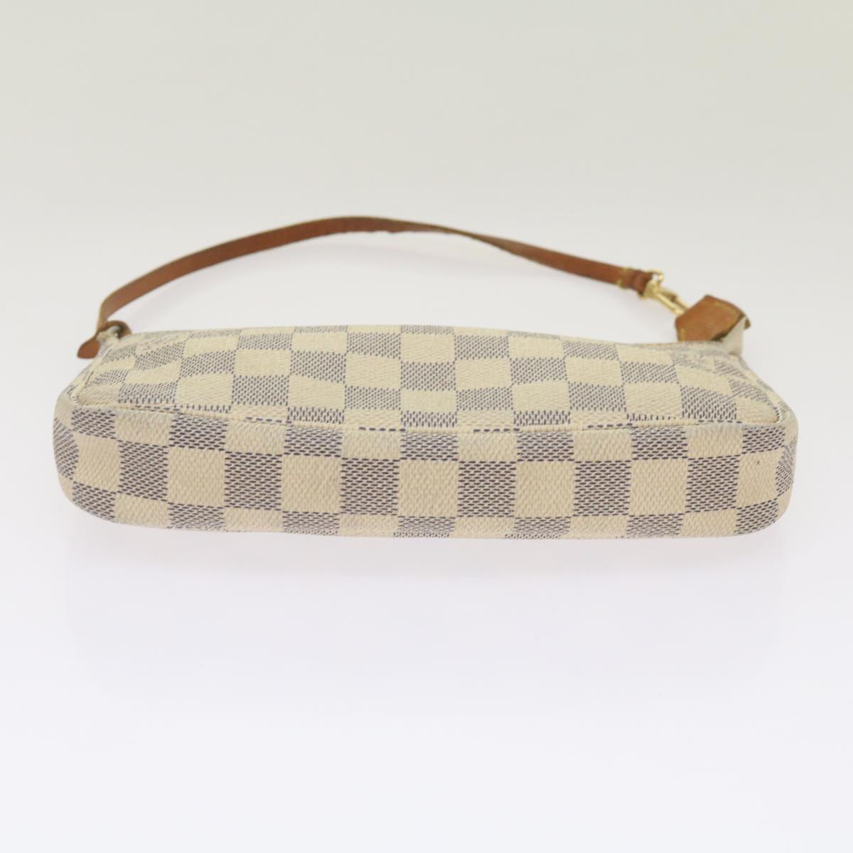 Louis Vuitton Pochette Accessoire  Canvas Clutch Bag