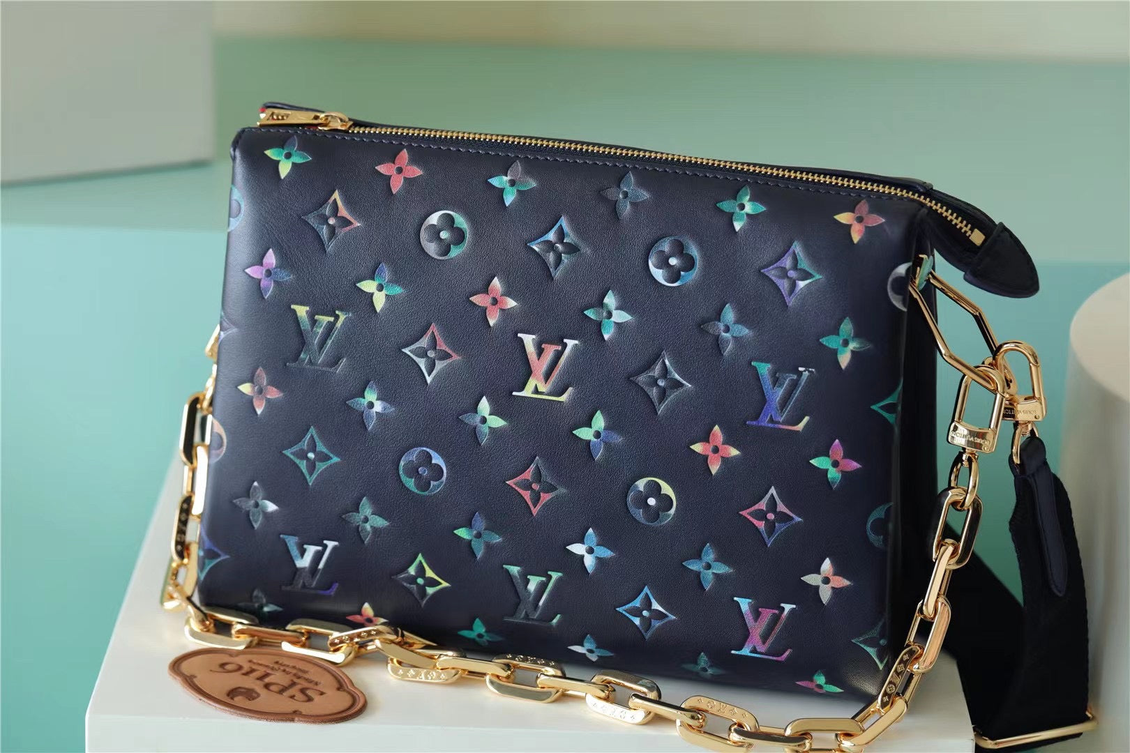 Louis Vuitton Coussin PM Puffy Navy Blue For Women,  Shoulder And Crossbody Bags 10.2n/26cm Louis Vuitton