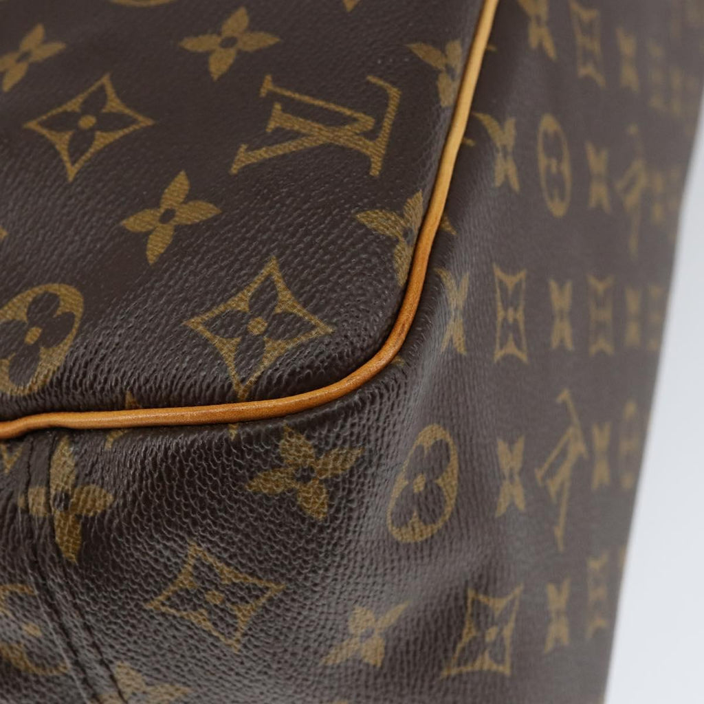 Louis Vuitton Deauville Handbag Monogram Canvas Brown Canvas Handbag
