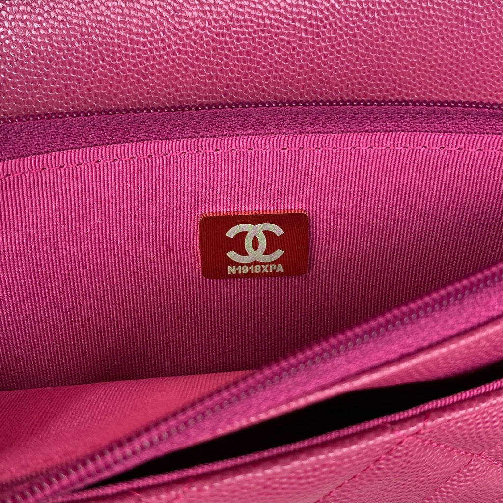 ChanelSmall GlamIap Bag Gold Hardware Plum For Women Handbags, Shoulder Bags 7.5in/19cm AP2840