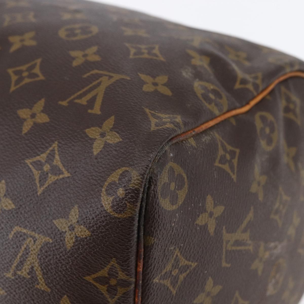 Louis Vuitton Speedy Bandouliere Bag Monogram Canvas Brown Canvas Handbag