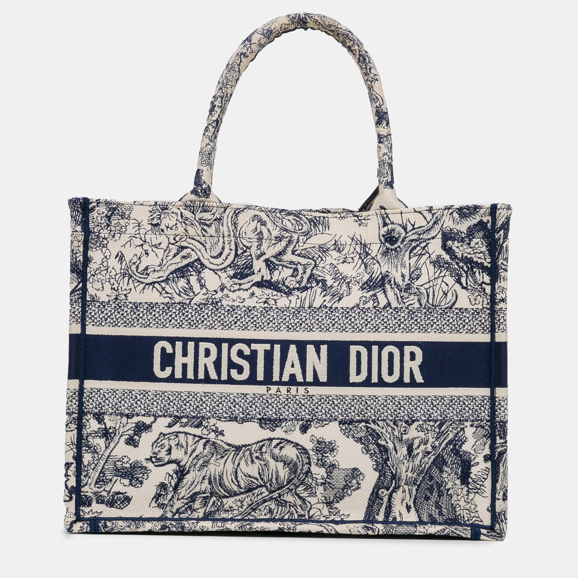 Medium Dioriviera Toile De Jouy Book Tote
