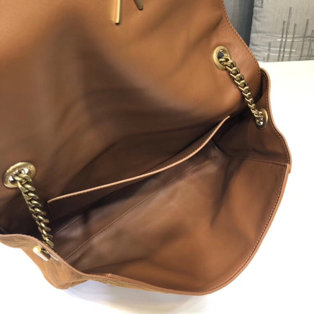 YSSL Kate Medium Reversible Chain Bag Brown For Women 28.5in/11cm YSL 5538041S78W7761