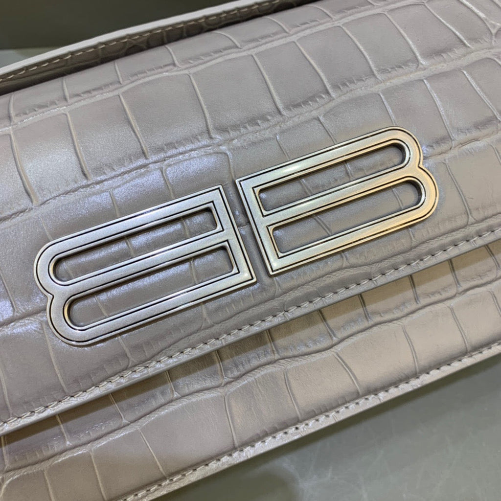 Gossip Small Shoulder Bag Gray, For Women,  Bags 9.1in/23cm