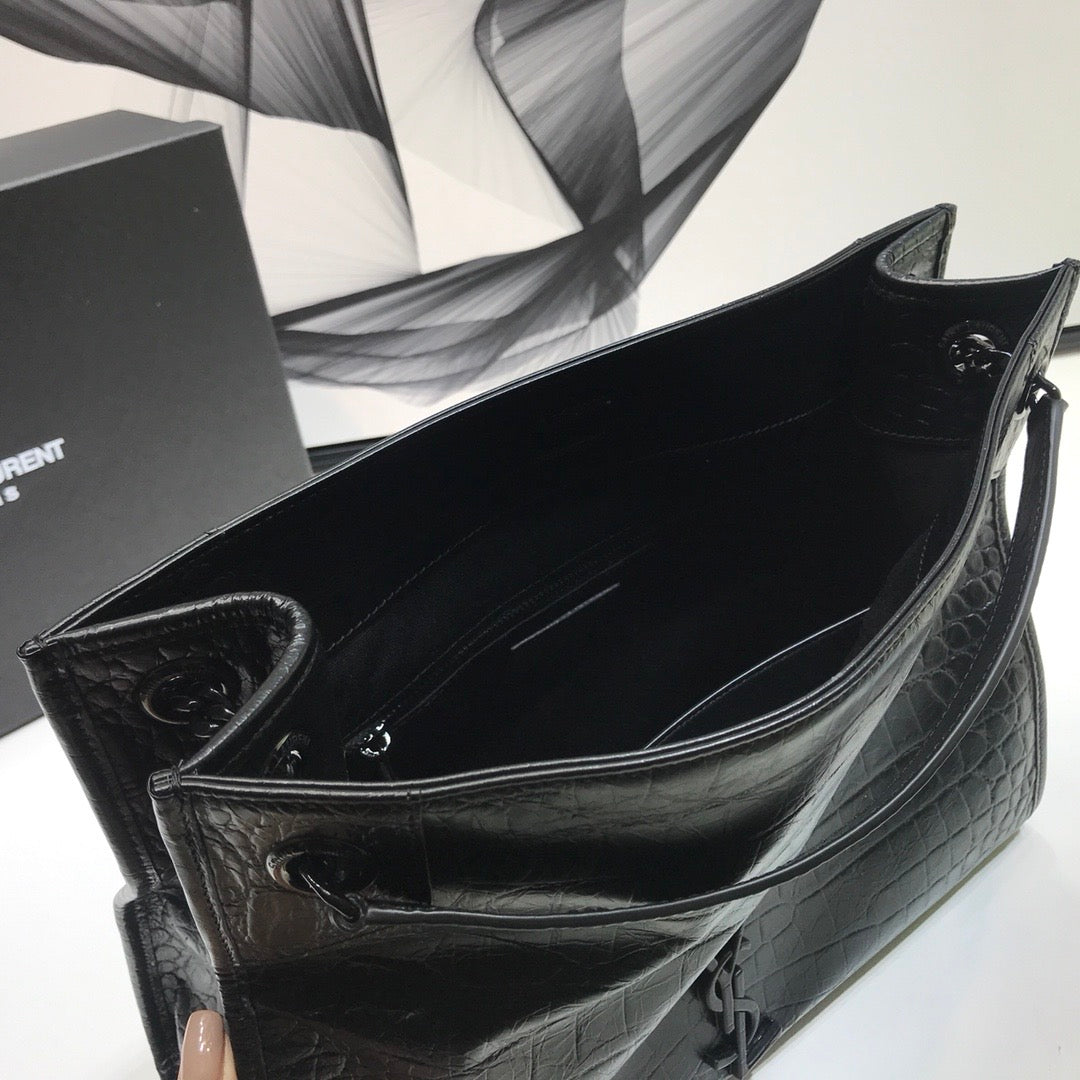 YSSL Niki Medium Shopping Bag Black For Women 12in/32cm YSLÂ 