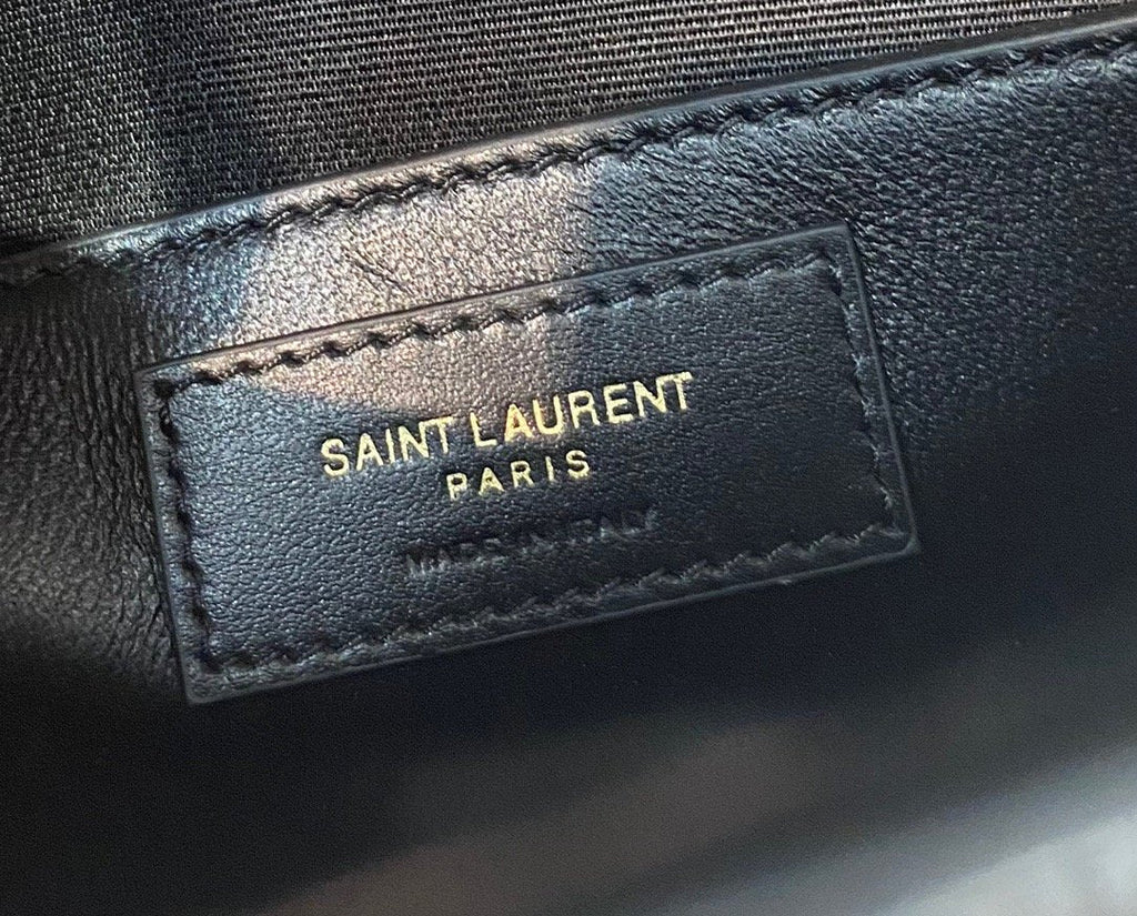 Manhattan Small Shoulder Bag Black For Women 9.4in/24cm YSL 675626DND0W1000