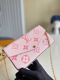 Louis Vuitton Felicie Pochette Monogram Empreinte Pink For Women, WoBags, Shoulder And Crossbody Bags 8.3in/21cm Louis Vuitton M80498