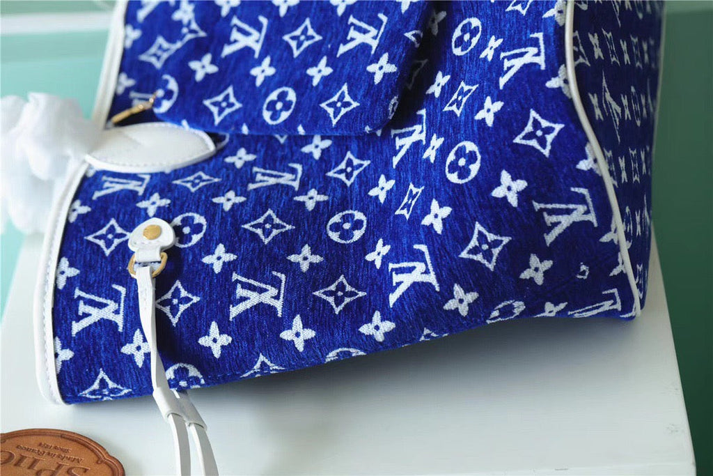 Louis Vuitton Neverfull MM Monogram Blue For Women,  Shoulder And Crossbody Bags 12.2in/31cmLouis Vuitton M46220