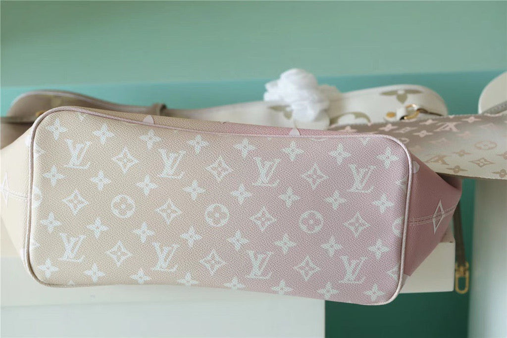 Louis Vuitton Neverfull MM Monogram Canvas Sunset Khaki For Women,  Shoulder and Crossbody Bags 12.2in/31cm Louis Vuitton M59859
