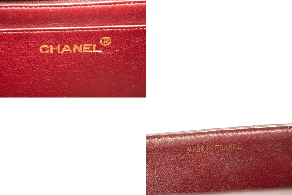 CHANEL Diana Flap Chain Shoulder Bag Black Quilted Lambskin Purse k28
