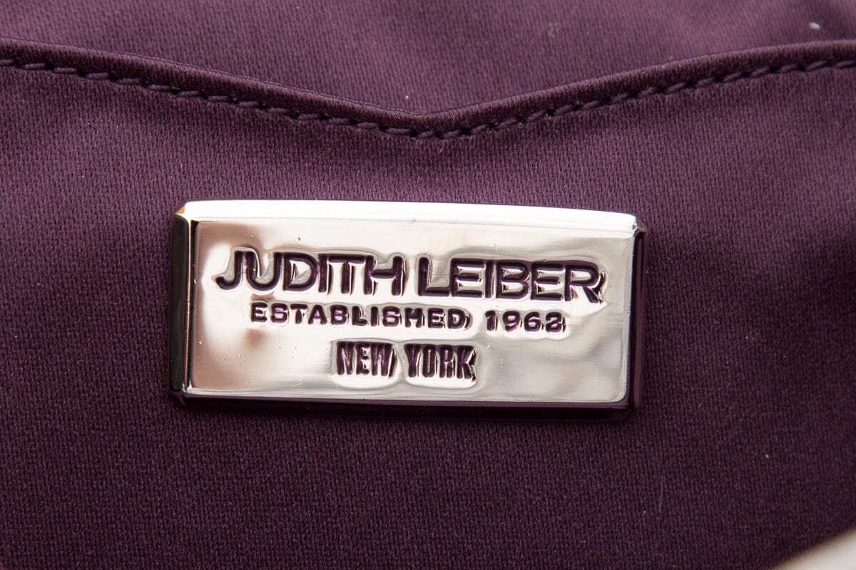 Judith Leiber Snake & Crystal Detail Clutch