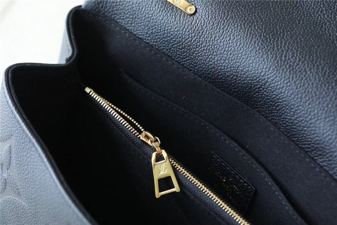 Louis Vuitton Madeleine MM Monogram Empreinte Black For Women,  Shoulder and Crossbody Bags 11.8in/30cm Louis Vuitton M45976