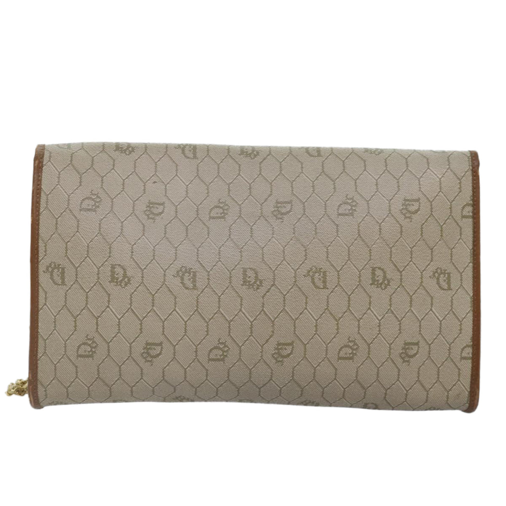 Dior Honeycomb  Canvas Shoulder Bag