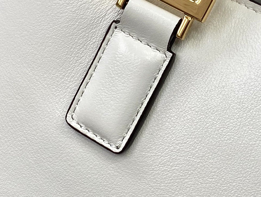 Small FF Tote Shoulder White Bag For Woman 30cm/12in