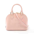 Louis Vuitton Light Pink Vernis Monogram Alma BB