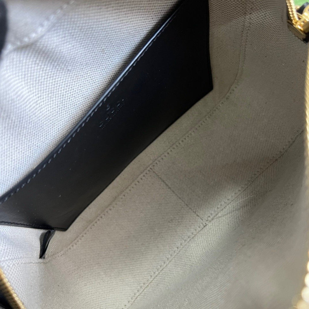 Matelasse Shoulder Bag Black For Women, Women’s Bags 8.5in/22cm 702234 UM8HG 1046