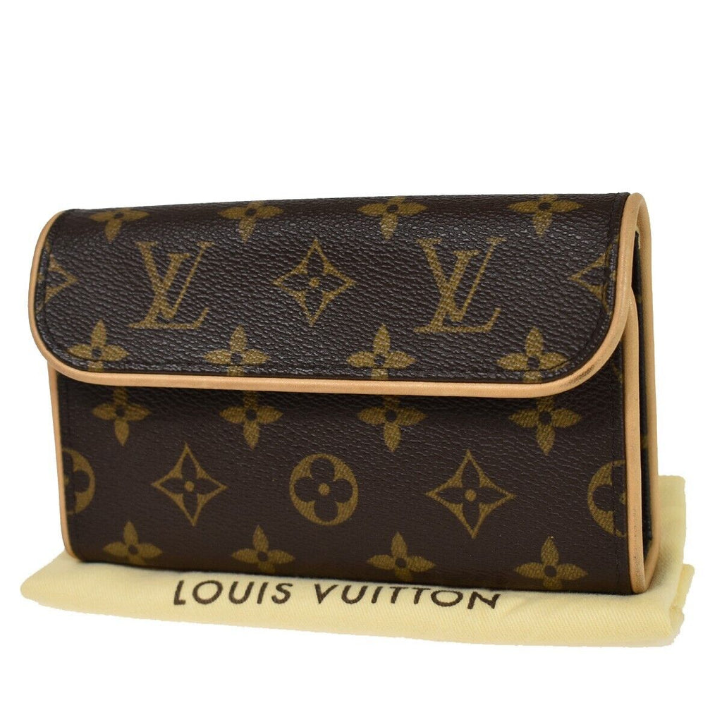Louis Vuitton Pochette Florentine  Canvas Clutch Bag