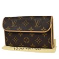 Louis Vuitton Pochette Florentine  Canvas Clutch Bag