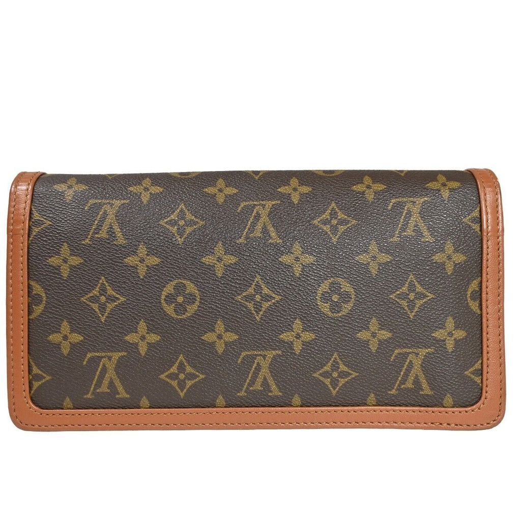 Louis Vuitton Pochette Dame  Canvas Clutch Bag