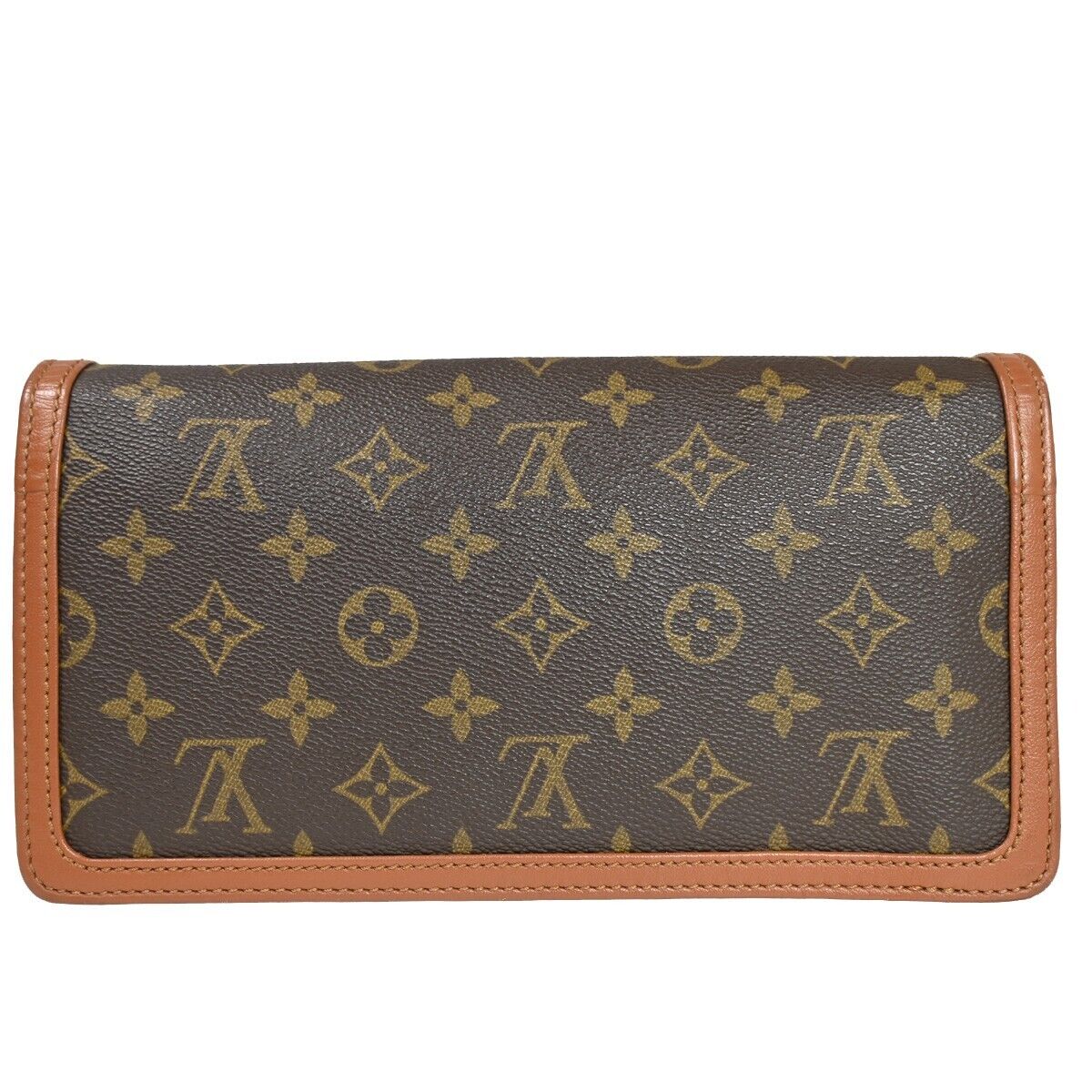 Louis Vuitton Pochette Dame  Canvas Clutch Bag