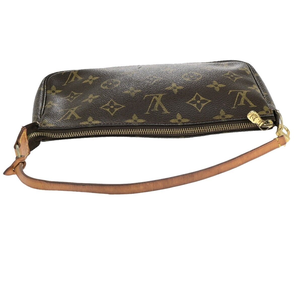 Louis Vuitton Pochette Accessoires  Canvas Clutch Bag