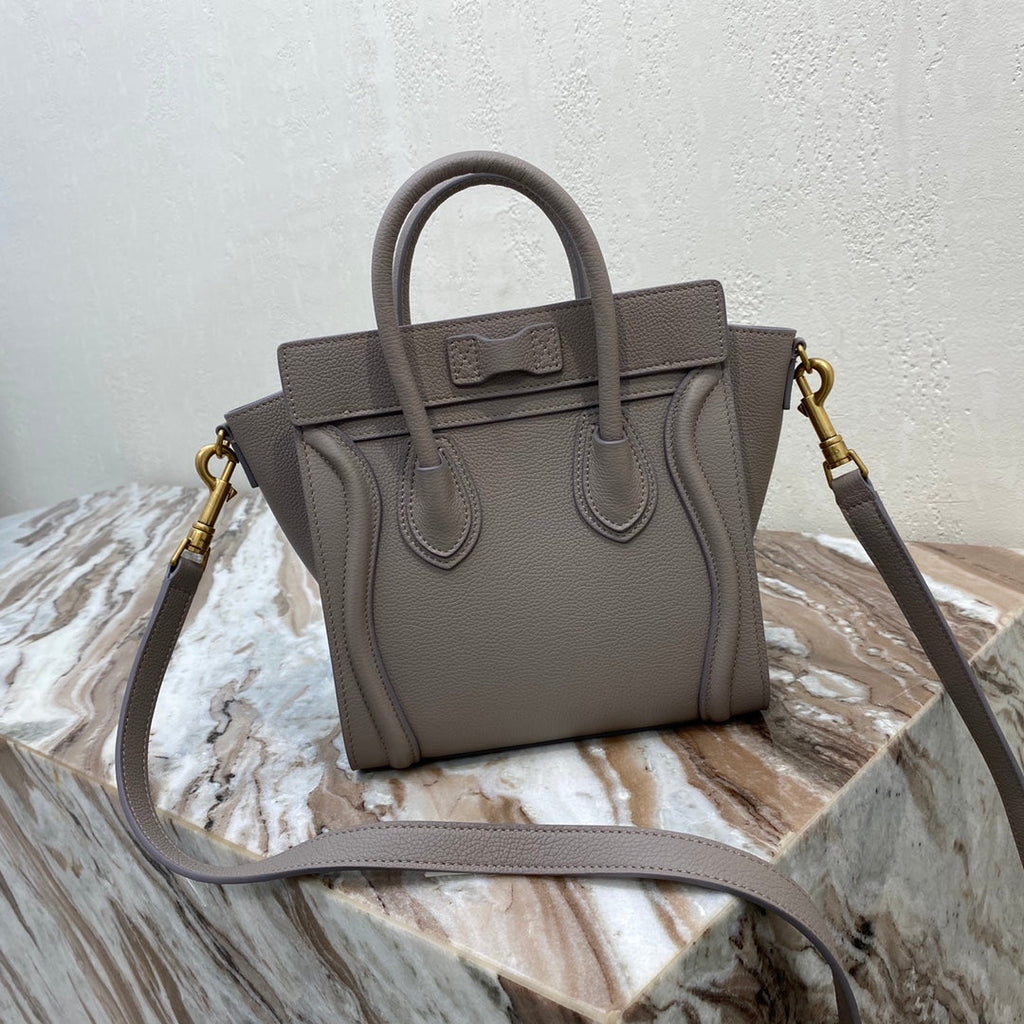 Top Quality Nano LuGucciage Bag In Drummed Light PiNike For WomLB 8in/20cm 