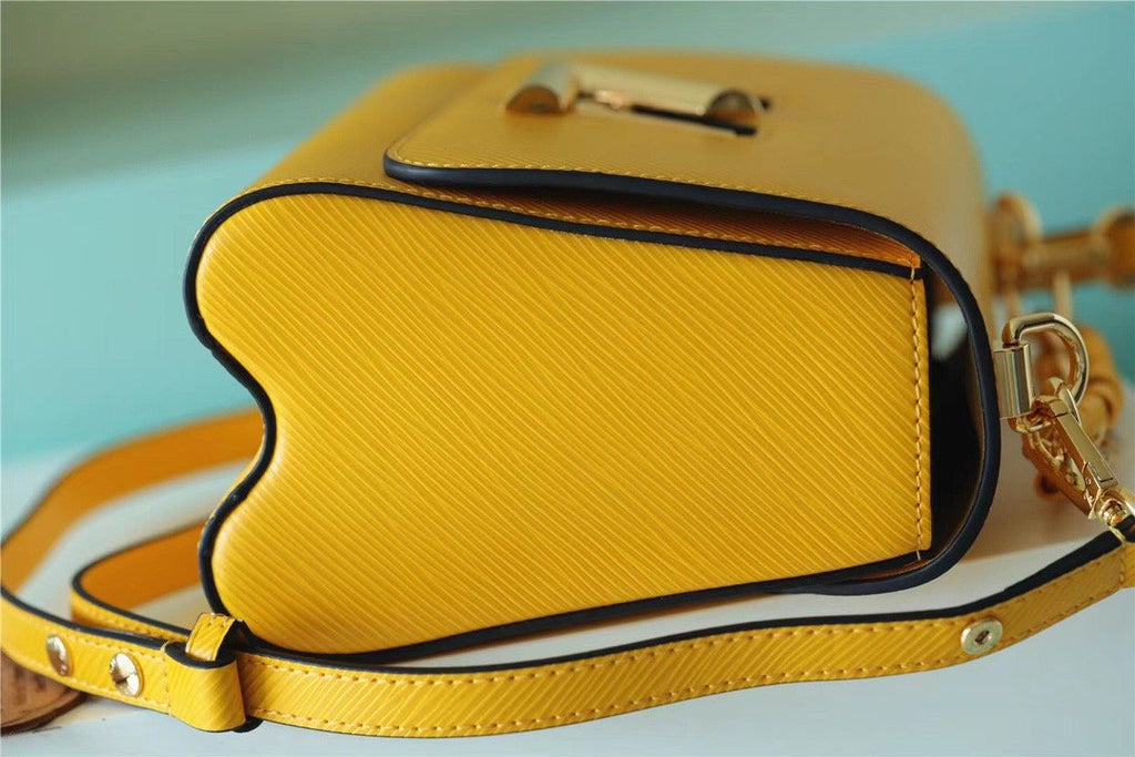 Louis Vuitton Twist MM Epi SunGlamIower Yellow For Women, WomenÃƒÂ¢Ã¢â€šÂ¬Ã¢â€žÂ¢s Bags, Shoulder And Crossbody Bags 9.1in/23cm Louis Vuitton M59888