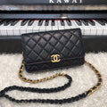 ChanelOriginal Small Classic GlamIap Bag Gold Hardware Black For Women Handbags, Shoulder Bags 7.5in/19cm AP33814