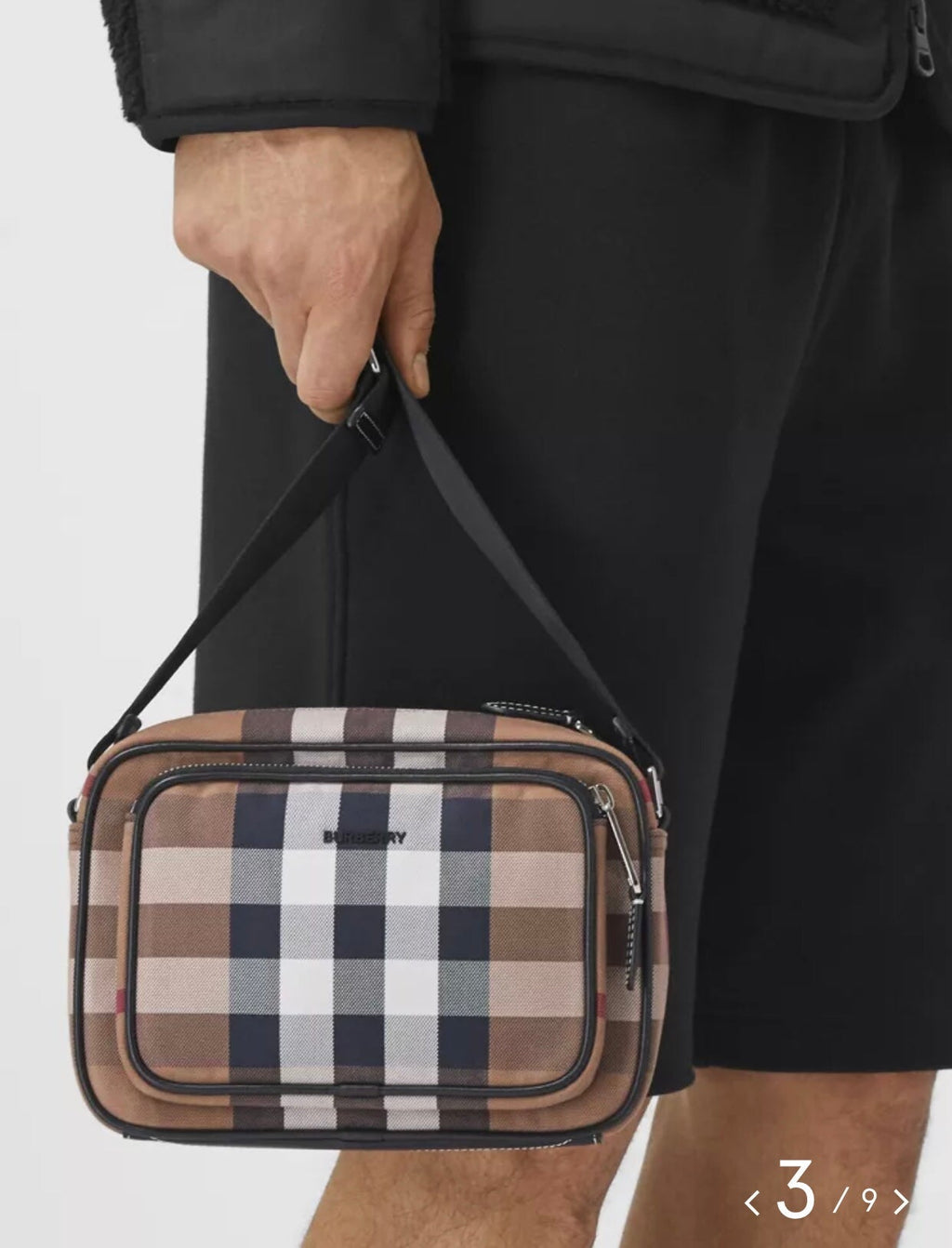 Check Crossbody Bag For Men, Bags 8.9in/22.5cm 80491451