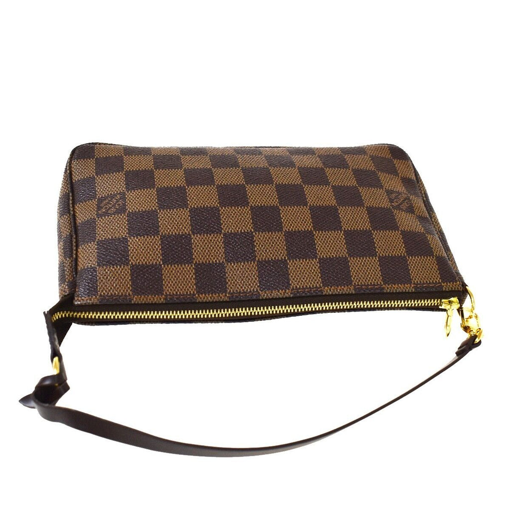 Louis Vuitton Pochette Accessoires  Canvas Clutch Bag