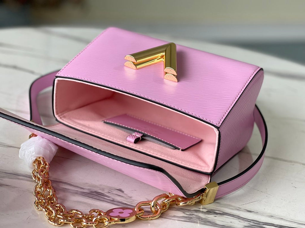 Louis Vuitton Twist PM Monogram Flower Wisteria Purple For Women,  Shoulder And Crossbody Bags 9.1in/23cm Louis Vuitton M59405