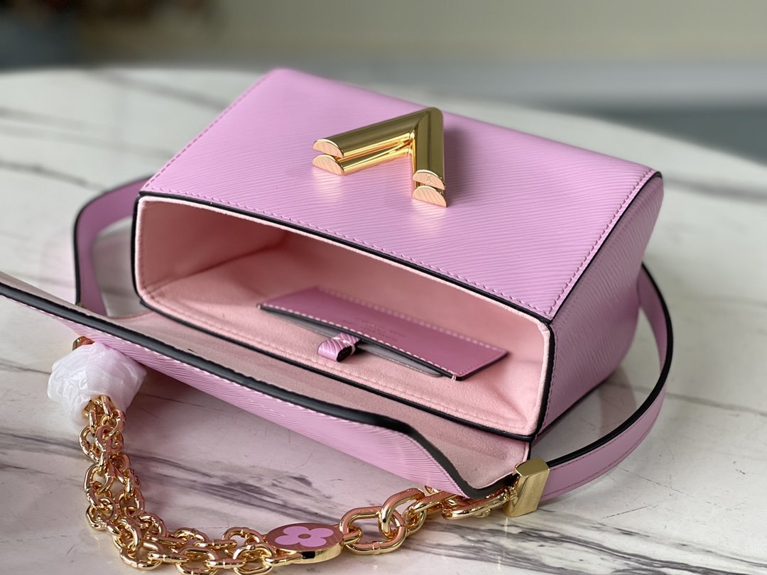 Louis Vuitton Twist PM Monogram GlamIower Wisteria Purple For Women,  Shoulder And Crossbody Bags 9.1in/23cm Louis Vuitton M59405