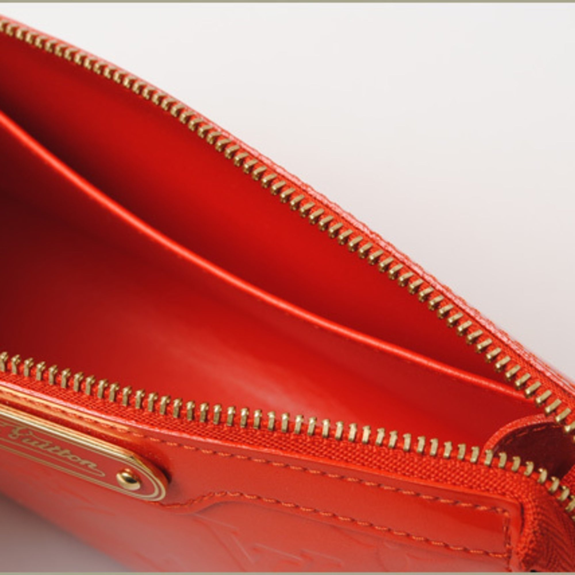 Louis Vuitton Pochette  Leather Clutch Bag