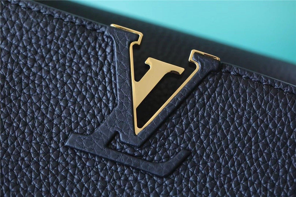 Louis Vuitton Capucines Mini Taurillon Black For Women,  Shoulder And Crossbody Bags 21cm/8.3in Louis Vuitton