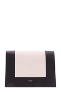 Frame Evening Clutch On Chain Black White