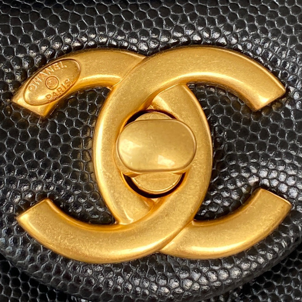 ChanelMini GlamIap Bag With Top Handle Gold Hardware Black For Women Handbags, Shoulder Bags 7.9in/20cm AS2431