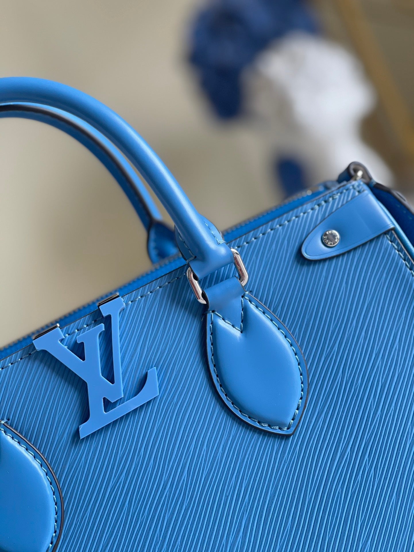 Louis Vuitton Grenelle Tote PM Epi Blue For Women, WomenÃƒÂ¢Ã¢â€šÂ¬Ã¢â€žÂ¢s Handbags, Shoulder And Crossbody Bags 10.6in/27cm Louis Vuitton