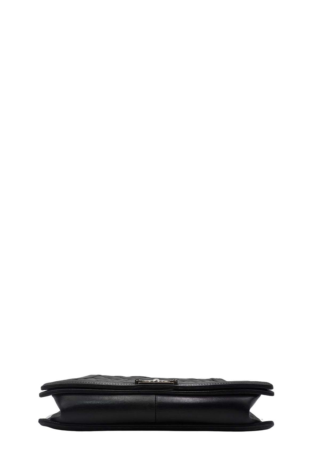 Large Classic Quilted Boy SiLouis Vuittoner Hardware Black