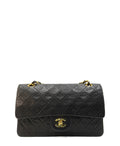 Medium Vintage Classic Double Flap GHW Black