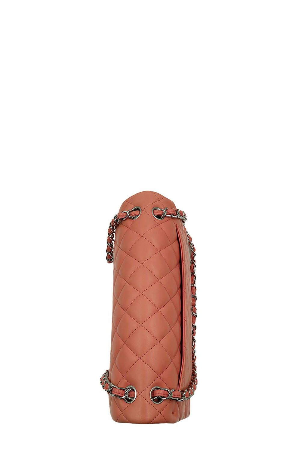 Quilted Jumbo Classic Double Flap Bag Pink