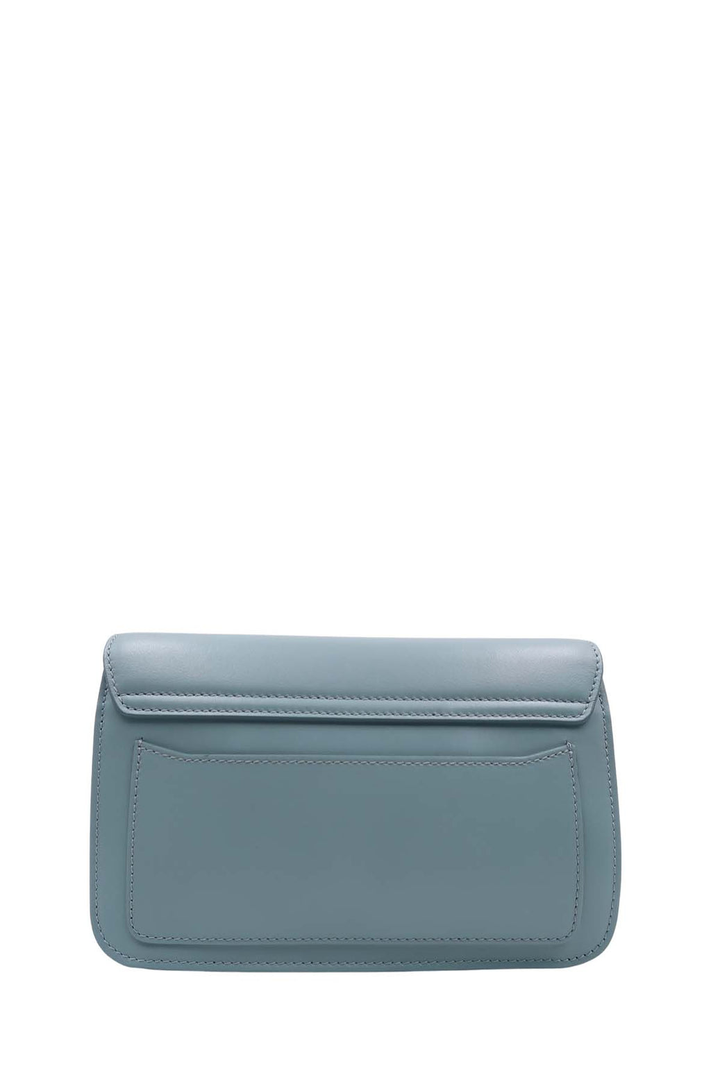 Chaneloe C Chain Clutch Faded Blue
