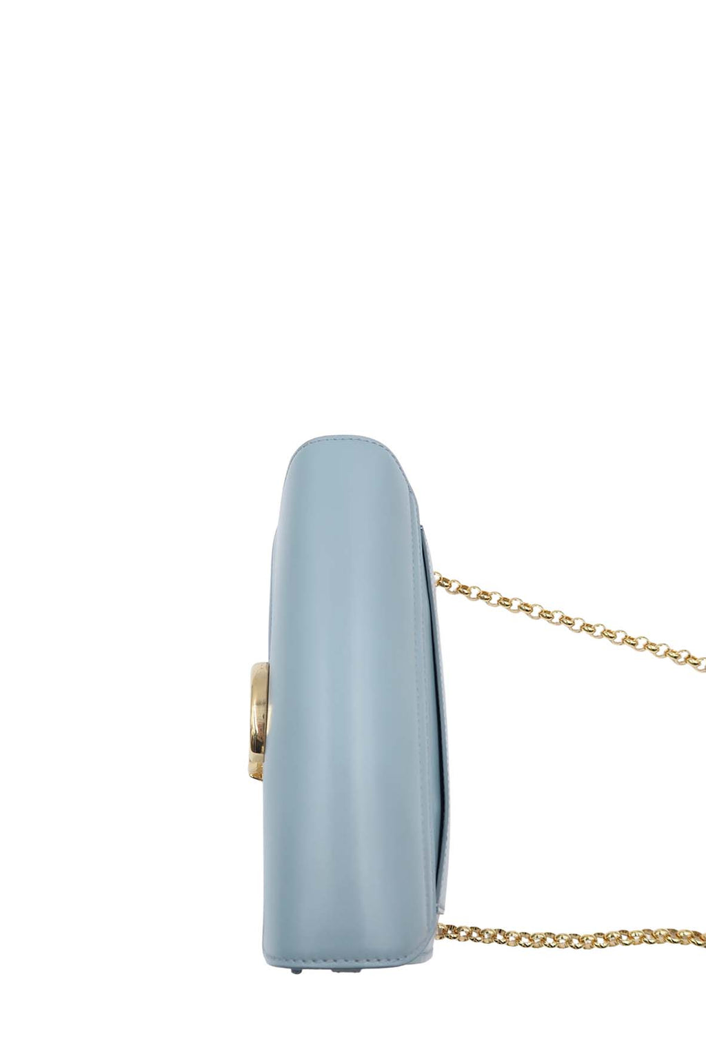 Chaneloe C Chain Clutch Faded Blue