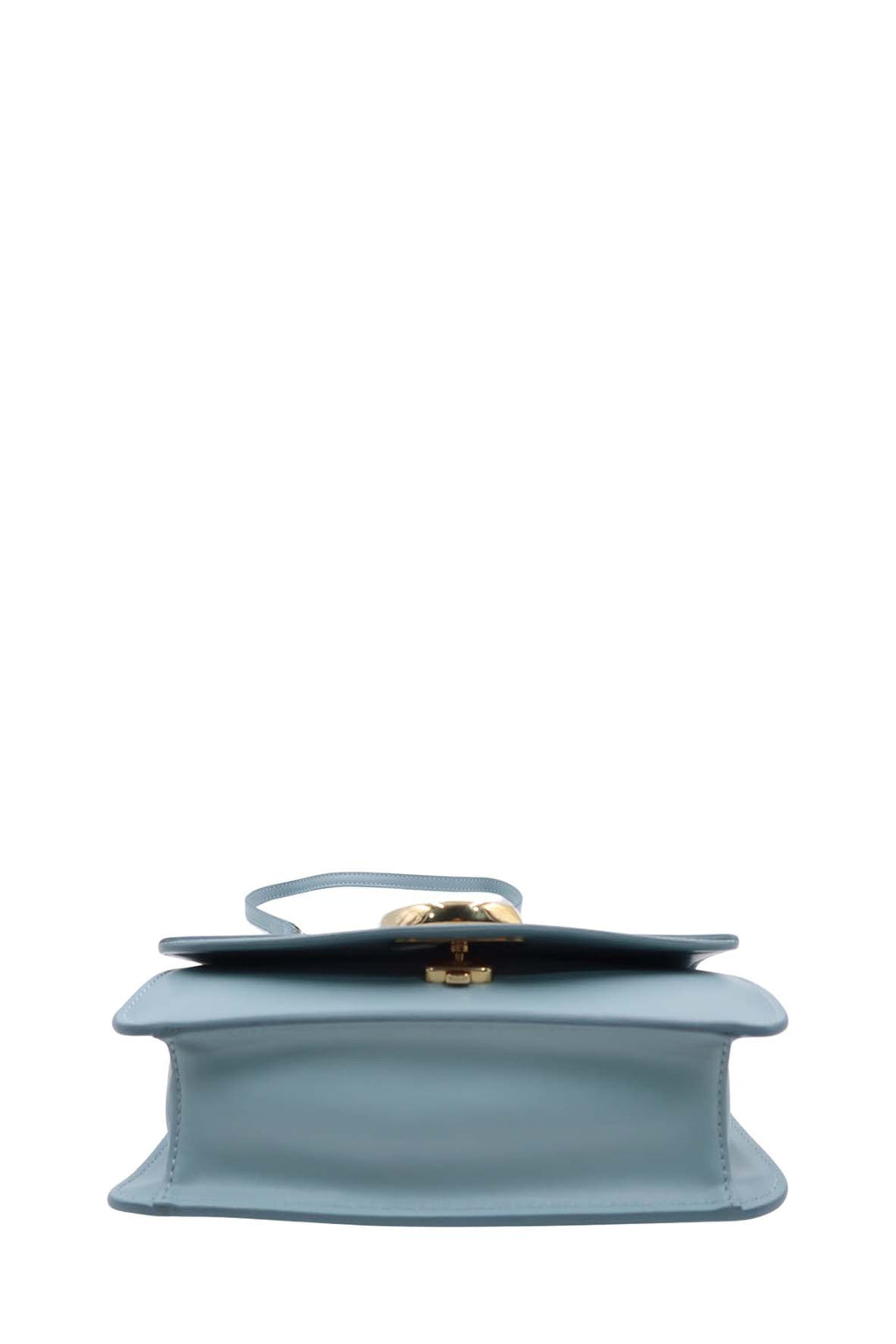 Chaneloe C Chain Clutch Faded Blue
