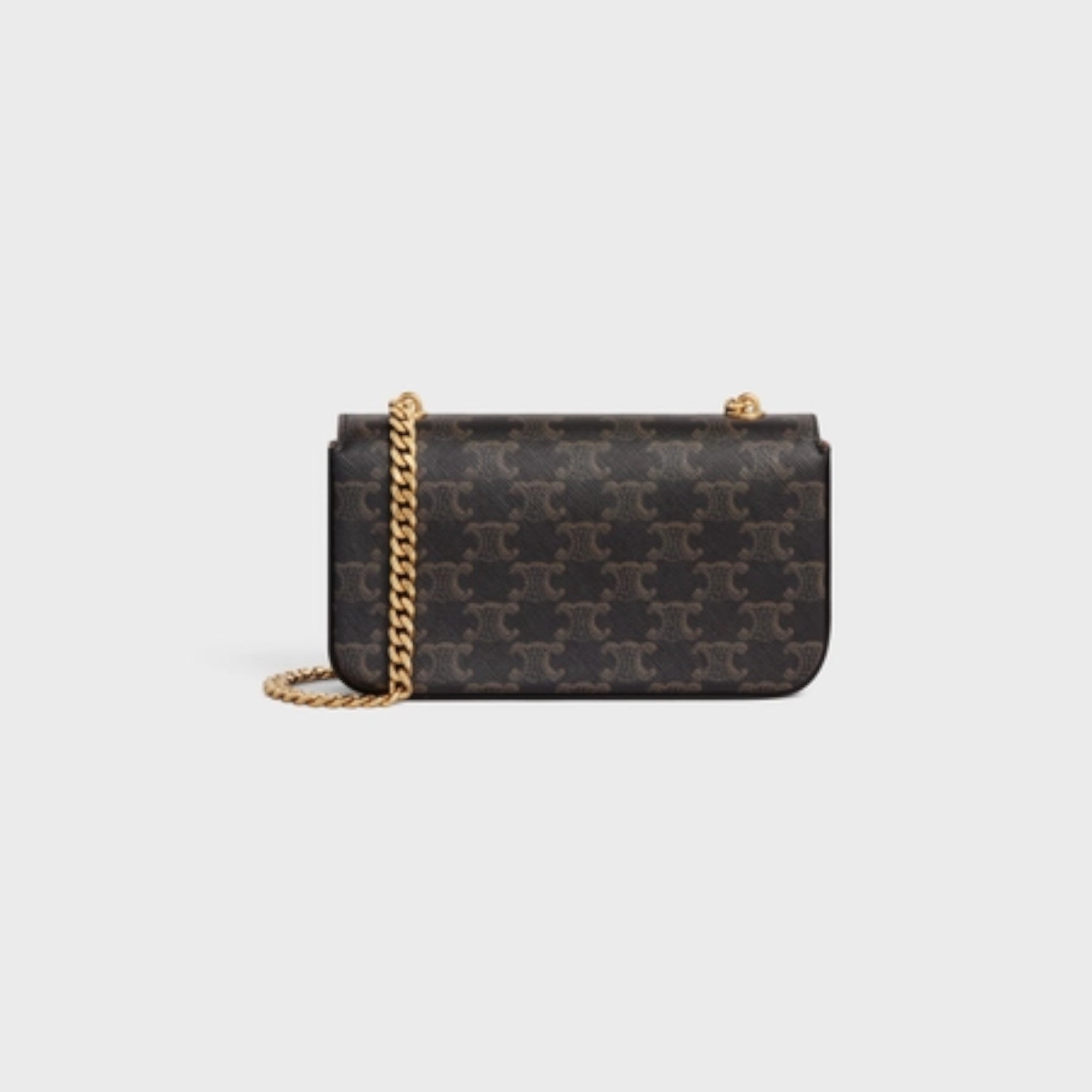 CHAIN SHOULDER BAG CUIR TRIOMPHE