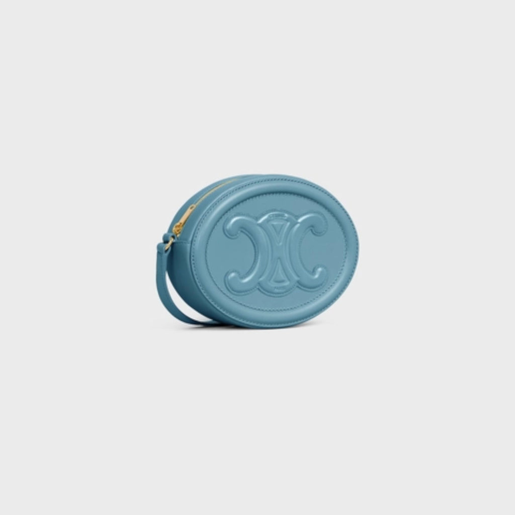 OVAL SHOULDER BAG IN TRIOMPHE
