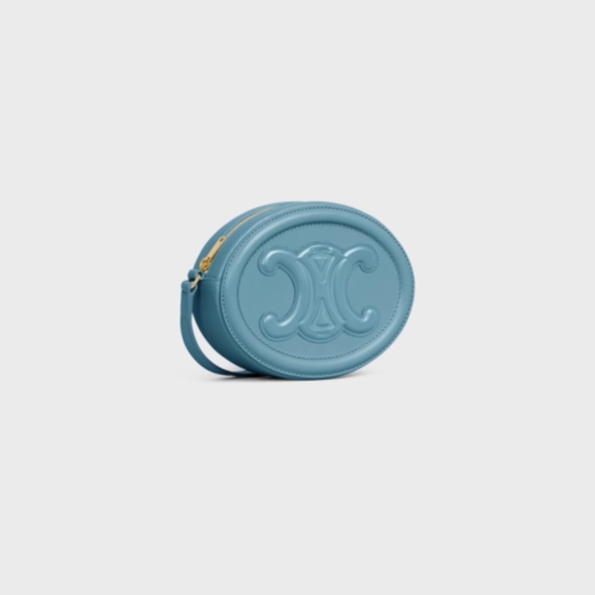 OVAL SHOULDER BAG IN TRIOMPHE