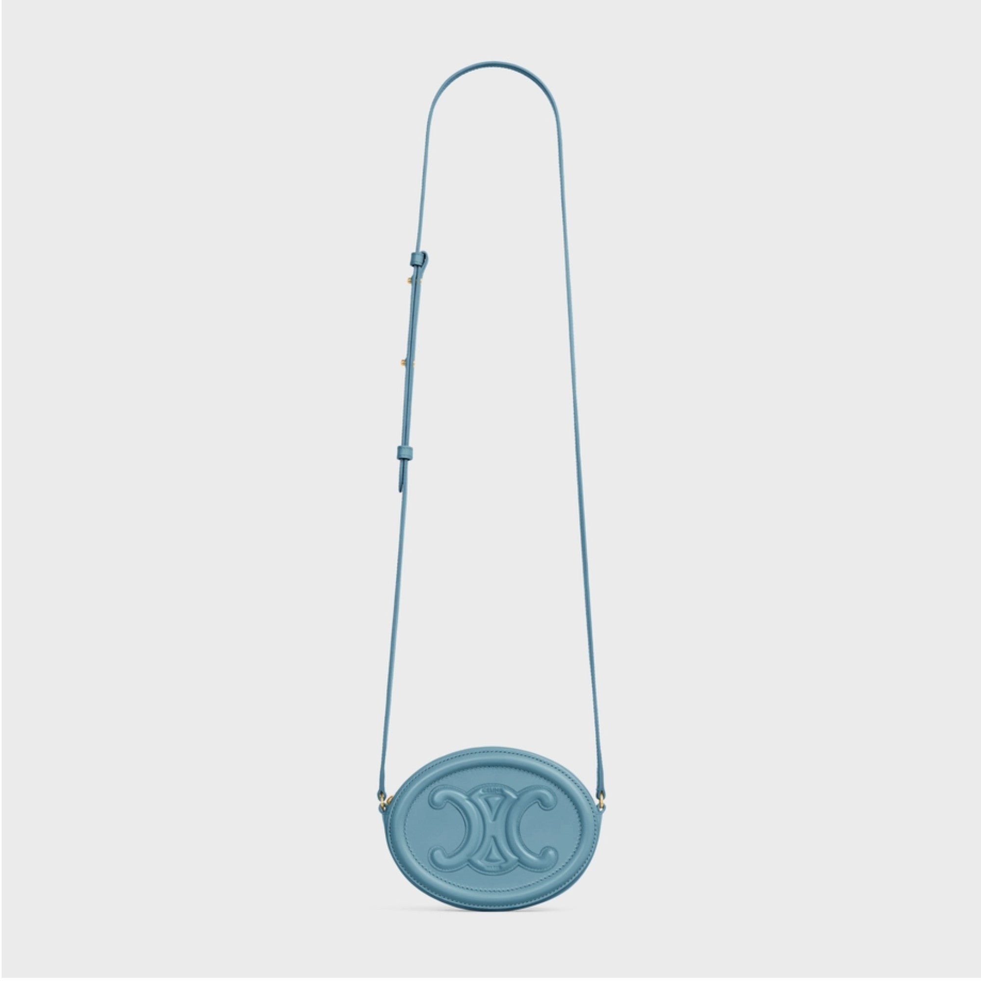 OVAL SHOULDER BAG IN TRIOMPHE