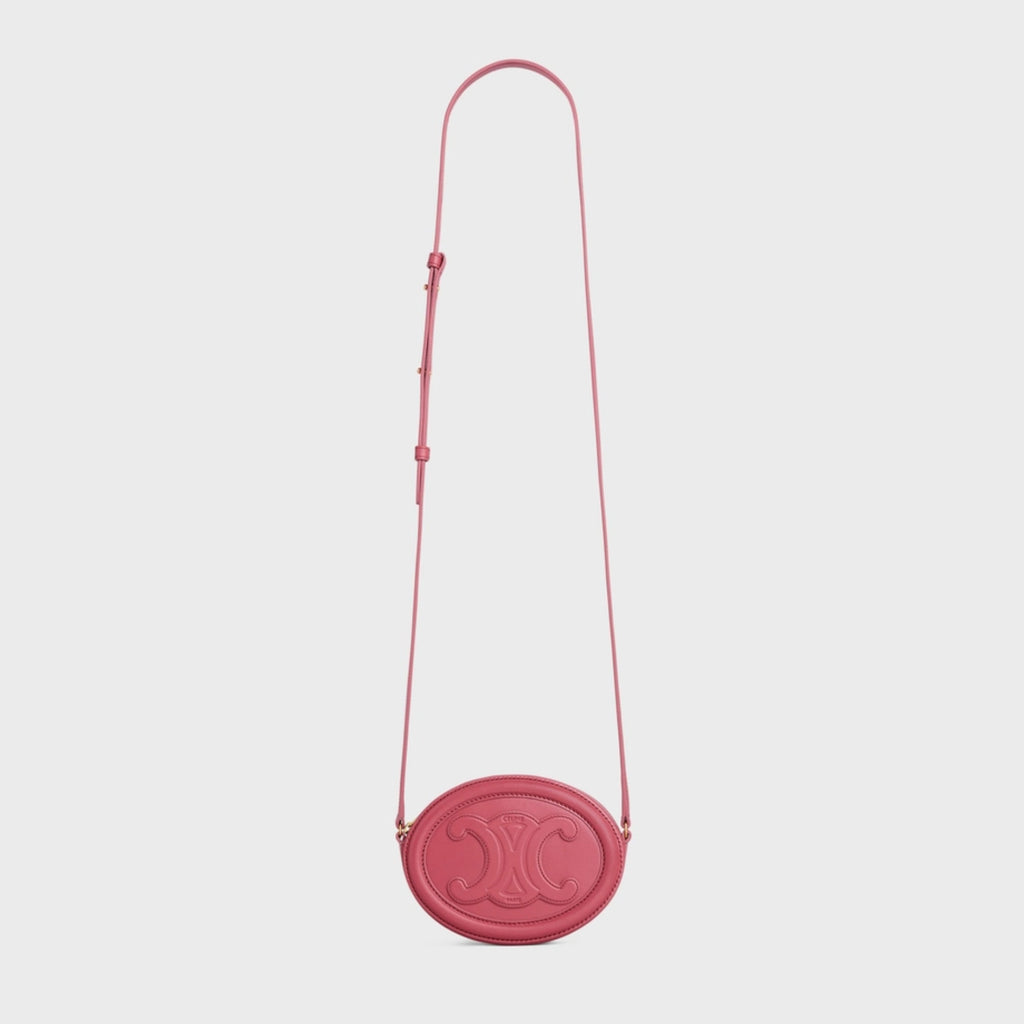 OVAL SHOULDER BAG IN TRIOMPHE